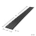 Black Ice Snowmobile Trailer Ski Guides 5â€™ Carbide Glide Protector 8 Pack for 40â€™ Total SKI-G60-8 for Trailers or Truck Beds