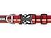 Ruffwear Classic Dog Collar with Reflective Trim, Medium Sized Breeds, Adjustable Fit, Medium (36-51 cm/14-20 in), Kokanee Red, Crag Collar, 25801-6041420