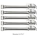 Hisencn Parts Kit for Charbroil 6 Burner 463230515, 463230514, 463230512, 463230513 Grills, Grill Burner, Heat Plate, Crossover Tubes, Igniter Repair for Charbroil Gas Grills, G431-0300-W2a