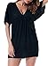 Costyleen Womens Summer Sexy See-through Bikini Cover up Sun Protective Beach Dress (S, black1),Black1,Small
