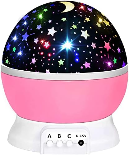 HONGID Toys for 1-10 Year Old Girls, Star Projector for Kids 2-9