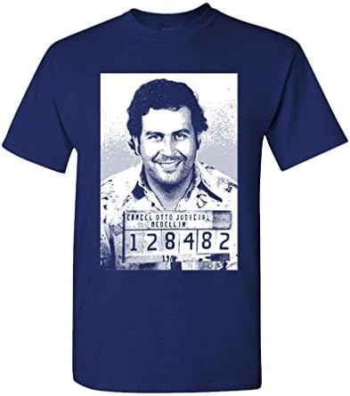 Hood Ornaments Pablo Escobar - Drug Cartel Kingpin Cocaine - Mens Cotton T-Shirt