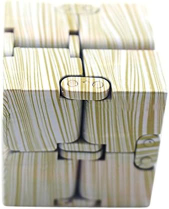 LINGERY Luxury EDC Infinity Cube Mini For Stress Relief Fidget Anti Anxiety Stress Funny (D)