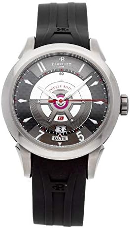 Perrelet Double Rotor Mechanical (Automatic) Silver Dial Mens Watch A5002-1 (Certified Pre-Owned)