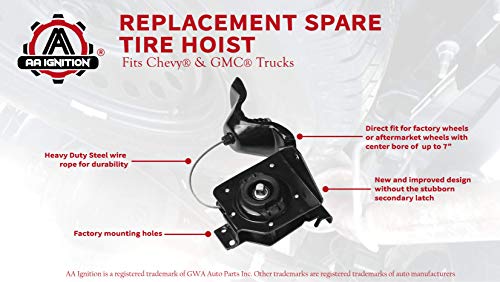 3 Replacement+Spare+Tire+Hoist+Silverado