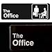 The Office Sign - 9x3 Inches Premium Acrylic Self-Adhesive Door Sign for Decor, Easy Installation on Doors, Walls, Desks. Perfect Home Gift