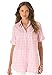 Women's Plus Size French Check Shirt