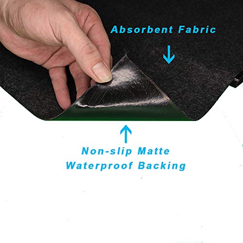 Oil Spill Mat (36"x 30"), Premium Absorbent Garage Floor Oil Mat