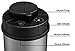 Gourmia GCC9325 Vacuum Sealed Coffee Canister Ð Stainless Steel Food Storage Container with Built-In Sealer and Date Indicator to Track Freshness Ð Protects from Heat, Moisture, UV Lights and More