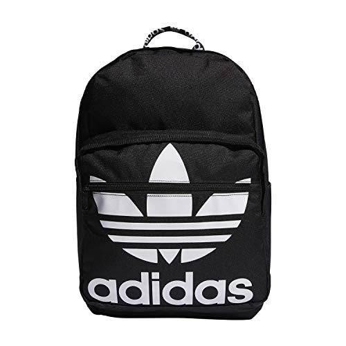 adidas Originals Trefoil Pocket Backpack, Black, One Size Financial