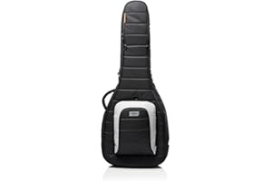 Mono M80 2A Dual Acoustic and Electric Guitar Case - Lightweight and Easy to Carry with Shoulder Straps - Reinforced Outer Sh