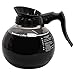 Wilbur Curtis 70280100304 Commercial Coffee Decanter - Impact Resistant - 64 oz. Regular Coffee Decanter (Pack of 6)