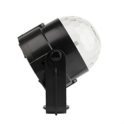 DJ Lights MECO Sound Activated Party Lights Mini RGB LED Crysral Magic Ball Multi Colored Rotating Stage Effect Light Clubs Disco Light for Home KTV Wedding Show Pub Dance Parties