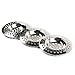 Sink Strainer 2.85 Inch - Bathroom & Kitchen Sink Drain Strainer - Tub Drain Hair & Food Catcher for Kitchen Sink and Bathtub, Stainless Steel, Pack of 3