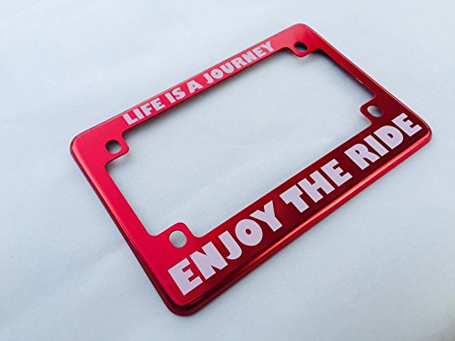 Motorcycle Personalized Custom Anodized Aluminum USA Standard Size (7