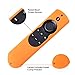 [2 Pack] Silicone Anti-Slip Remote Cover Case Compatible with Fire TV with 4K Alexa Voice Remote (2017 Edition) (2nd Gen) / Fire TV Stick Alexa Voice Remote 5.9inch (Blue + Orange)