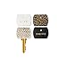 C.R. Gibson Leatherette Black, White, and Gold ''Live Drive'' Key Covers, 4pc, 1.2'' W x 2'' H