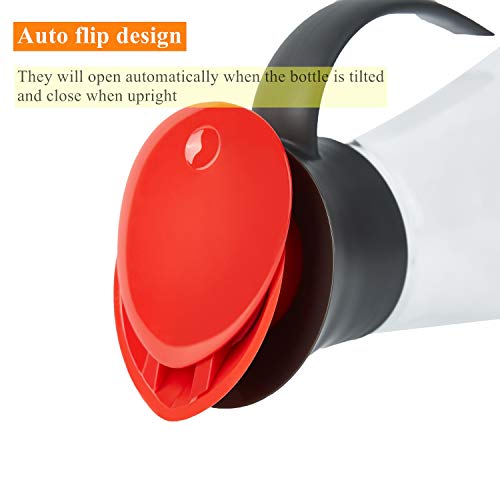 YOPAY 2 Pack Drip Free Olive Oil Dispenser Bottle for Kitchen Cooking