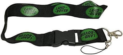 1pcs Black Land Rover Auto Lanyard Workout Gear Office And Auto Car Keychain Accessories Motorbike Superbike Lanyard With Webbing Strap Quick Release Buckle