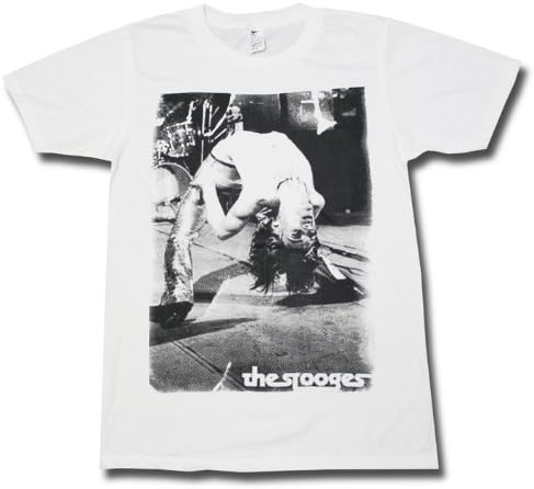 Amazon イギー ポップ Tシャツ Iggy Pop イギーポップ ストゥージズ The Stooges Tシャツ 白 Lサイズ Tシャツ カットソー 通販