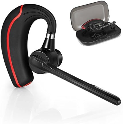 Bluetooth Headset, Wireless Headsets Bluetooth Earpiece with Noise Reduction, Office & Driver & Business Bluetooth Headphones Hands Free Headset with Mic for iPhone Earphone