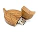 AreTop Fun Flash Drive 32GB, Memory Stick Pen Drive USB2.0 Cute Wooden Leaf Shape Thumb Drives for Date Storage Gift for School Students Kids Children Teacher Collegue Employees