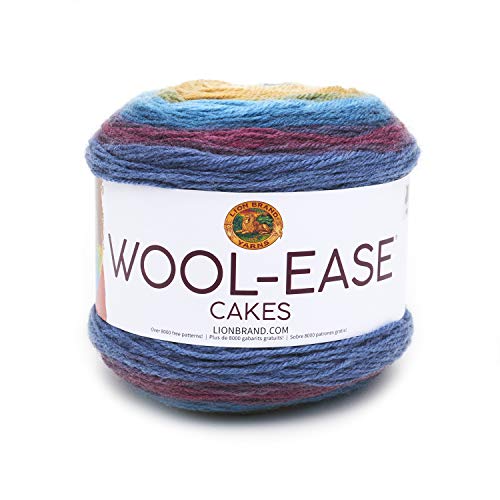 Lion Brand Yarn 621-205 Wool-Ease Cakes Yarn, One Skein, Zeus