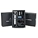PATPET professional 2-Speed Pet Grooming Clippers, Low Noise 2200mA Li-ion Battery Rechargeable Cordless Grooming Clippers Kit,Heavy Duty Electric Hair Trimmer For Dog & Cat (Black)