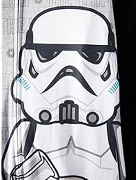 AME Boys Star Wars Storm Trooper - Pijamas de una pieza con pegatinas de Star Wars