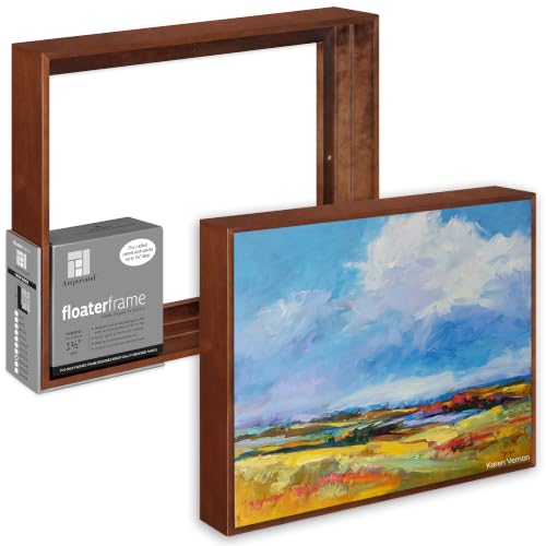 Ampersand Art Supply Floaterframe | 12"x16" | 1 1/2" Depth | Thin Style | Hardw…