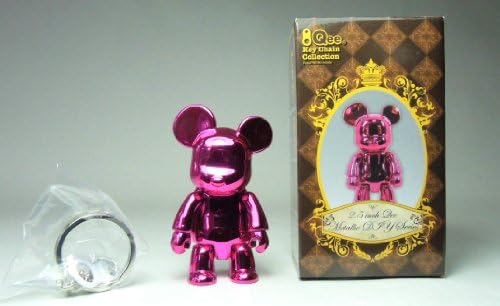 Toy2R 2.5 inch Qee Metallic Series - BearBearQ (metallic pink)