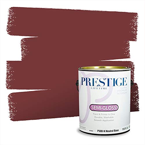 PRESTIGE Paints Interior Paint and Primer In One, 1-Gallon, Semi-Gloss, Compara…