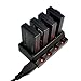 Drones Battery Charger,Kasien 4 x 700mah Battery For Parrot Mambo Mini Drones Jumping Rolling Spider + Charger