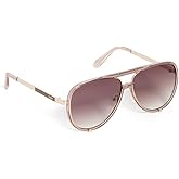 QUAY womens High Profile Aviator Sunglasses