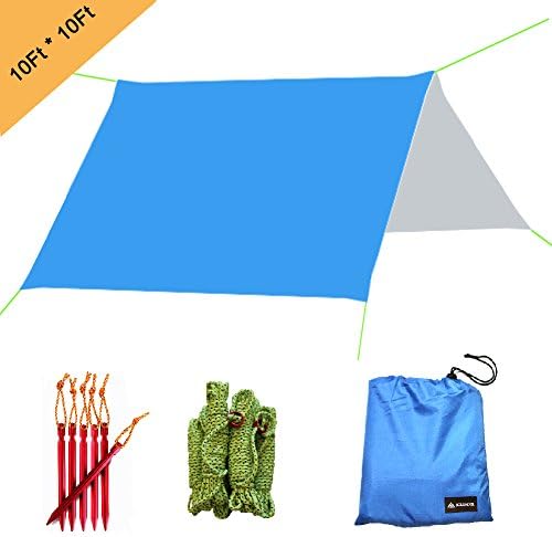 SOLEADER Hammock Rain Fly Waterproof Tent Tarp All Weather Shelter Heavy Duty 10 x 10 Ft