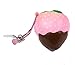Mini Cheeki Strawberry Classic Pink Strawberry Dipped in Chocolate Squishy