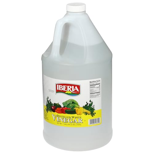 IBERIA ALL NATURAL DISTILLED WHITE VINEGAR, 1 GALLON – 5% ACIDITY