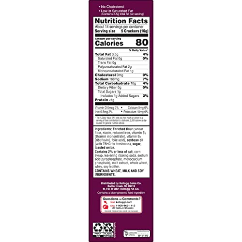 TOASTEDS CRACKERS, LUNCH SNACKS, PARTY SNACKS, SAVORY ONION, 8OZ BOX (1 BOX)