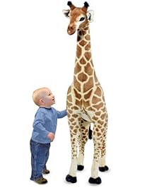 Melissa & Doug Giant Giraffe - Lifelike Stuffed Animal (over 4 feet tall)