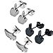PiercingJ 6pcs Punk Fashion Stainless Steel Middle Finger Huggie Stud Earrings