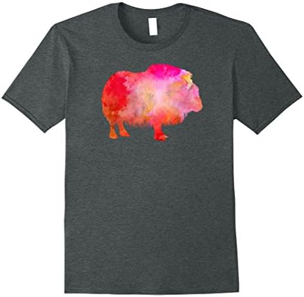 Mens Musk-Ox Watercolor Painting T-Shirt Small Dark Heather