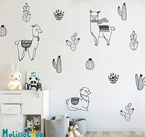 llama themed baby room
