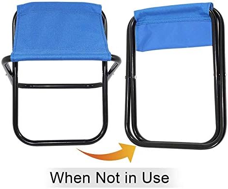 Grivety Outdoor Folding Fishing Chair Lightweight Ultralight Foldable for Patio Sporting Touring Picnic Hiking Fishing Camping Outdoor Events, Travel Chair with Portable Carrying Case