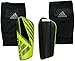 adidas Performance Ghost Pro Shin Guards, Solar Yellow/Black/Iron Metallic Grey, Medium