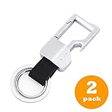 Bottle Opener Keychains - Premium Car Key Chains for Business Men and Women - Set of 2