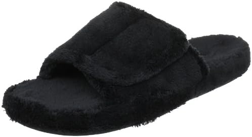 Acorn Men's Spa Slide Slippers with Adjustable Strap and Soft Terry Lining,  Black, 9-10 price in UAE | Amazon UAE | kanbkam
