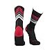 Epivive Retro Refresh Basketball Crossfit Lacrosse Socks (Blk/Red, Medium)