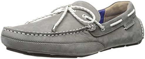 Sebago Men's Kedge Tie Oxford, Grey Nubuck, 10 M US