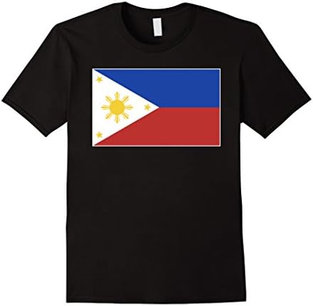 Mens Philippine Flag Pinoy Shirts T Shirt Medium Black
