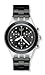 Swatch Men's SVCK4035G Stainless Steel Analog Watch with Black Dial Watch